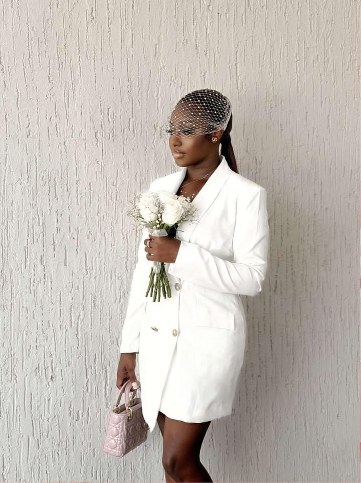 ELLA ALL STONES BRIDAL VEIL