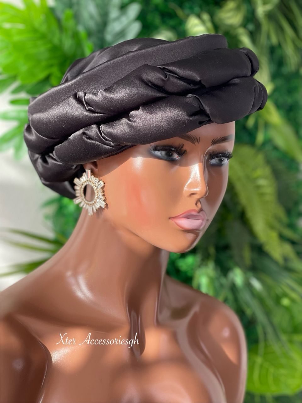 Queen Zaria  Sculpted Double-Wrap turban